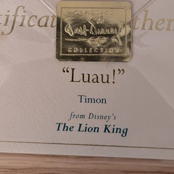 WDCC Timon Luau from "The Lion King" New in Box with COA - Picture 8 of 12